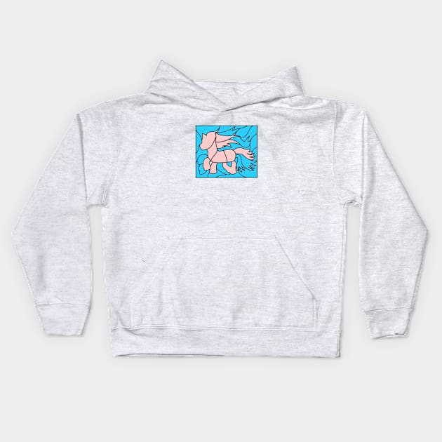 unicorn Kids Hoodie by Tealcavern